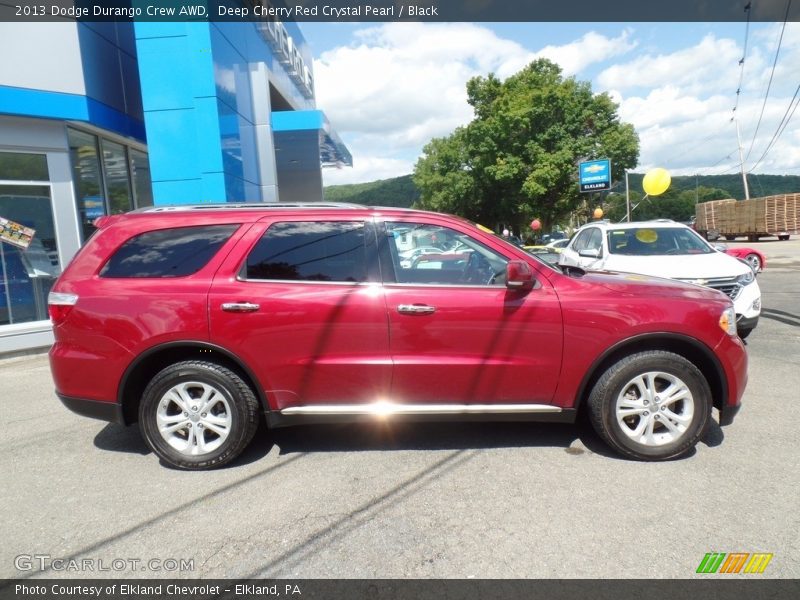 Deep Cherry Red Crystal Pearl / Black 2013 Dodge Durango Crew AWD