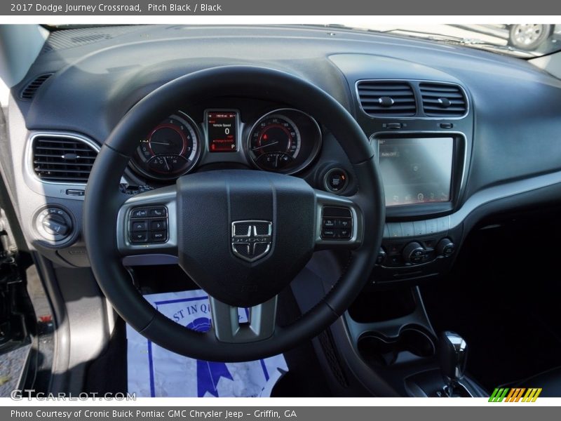 Pitch Black / Black 2017 Dodge Journey Crossroad