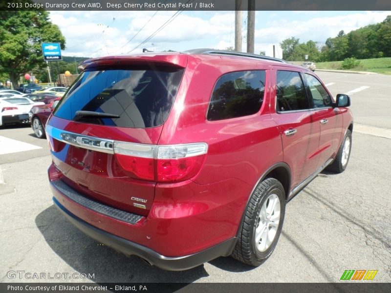 Deep Cherry Red Crystal Pearl / Black 2013 Dodge Durango Crew AWD