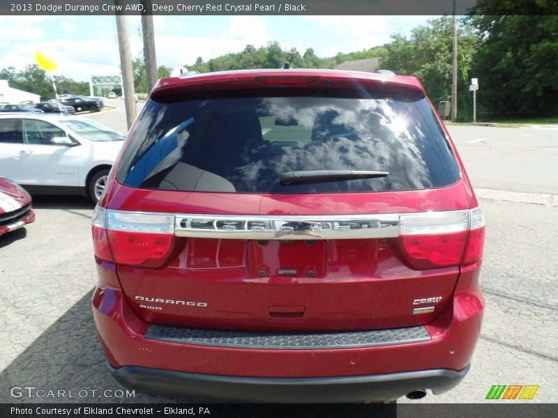 Deep Cherry Red Crystal Pearl / Black 2013 Dodge Durango Crew AWD