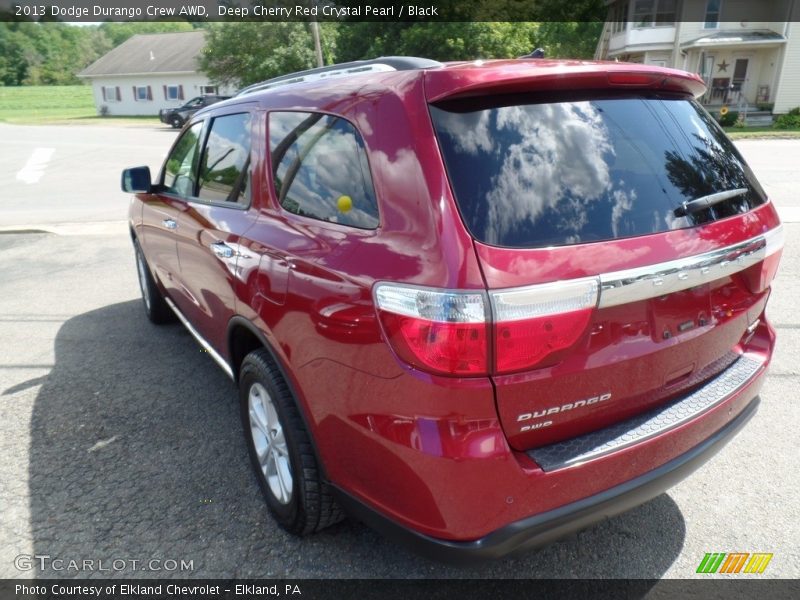 Deep Cherry Red Crystal Pearl / Black 2013 Dodge Durango Crew AWD