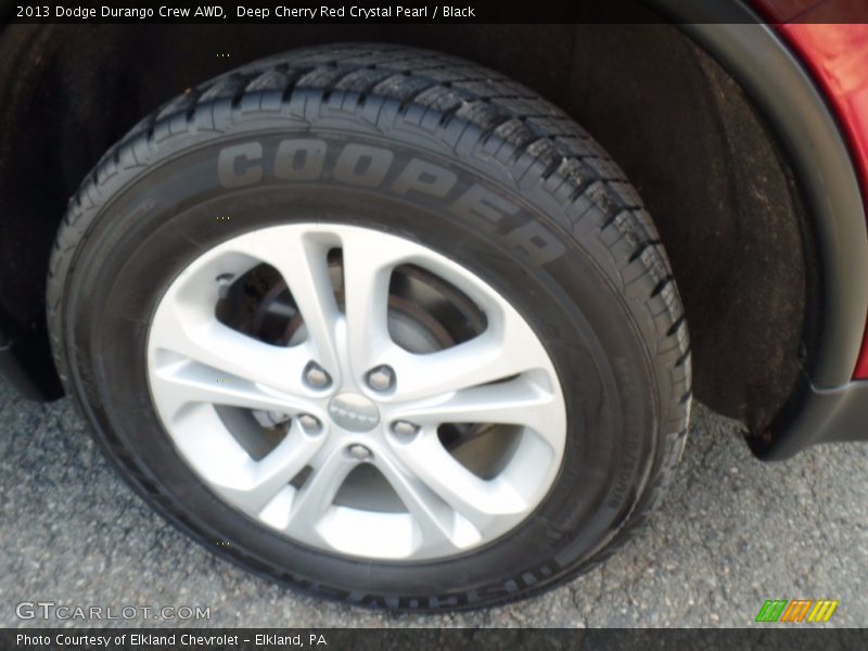 Deep Cherry Red Crystal Pearl / Black 2013 Dodge Durango Crew AWD