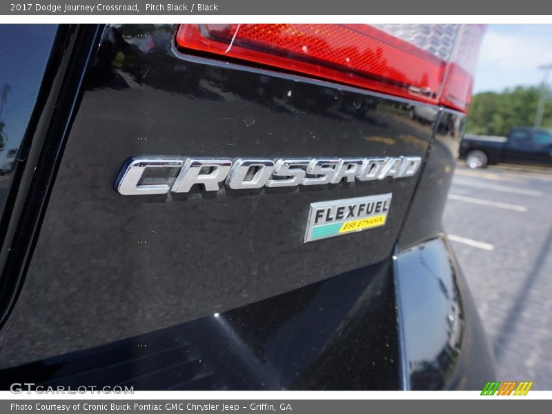 Pitch Black / Black 2017 Dodge Journey Crossroad