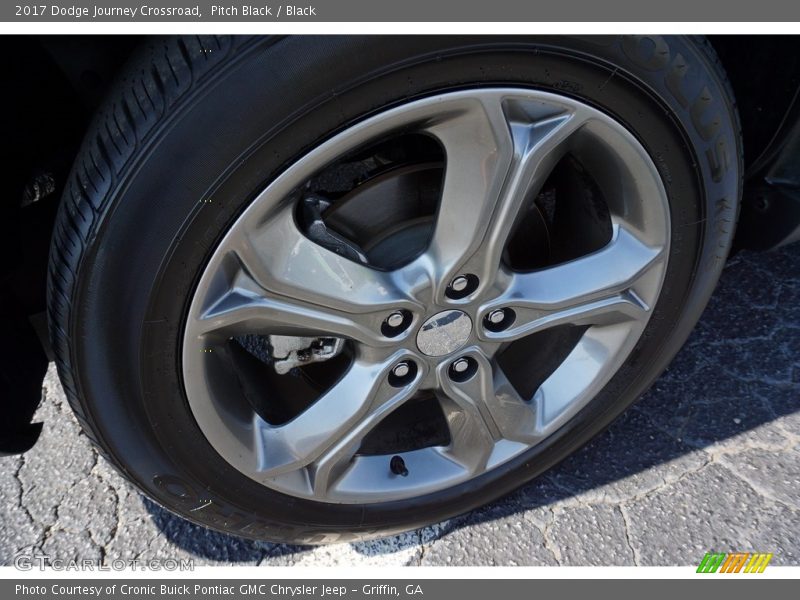 Pitch Black / Black 2017 Dodge Journey Crossroad