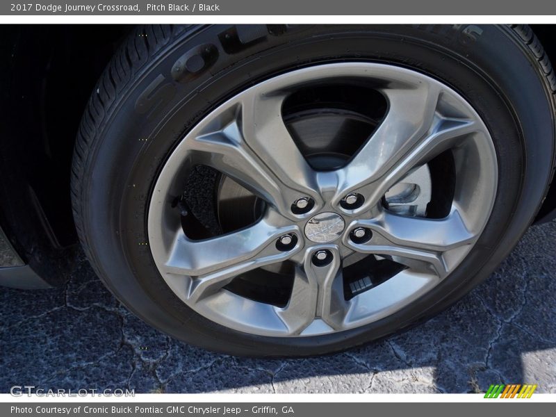 Pitch Black / Black 2017 Dodge Journey Crossroad