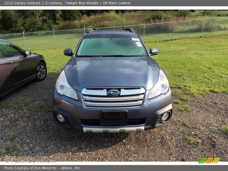 Twilight Blue Metallic / Off Black Leather 2013 Subaru Outback 2.5i Limited