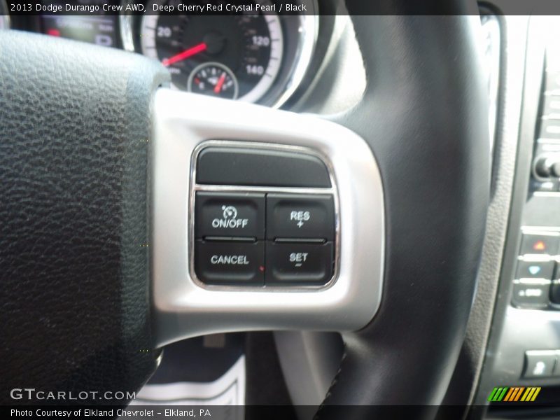 Deep Cherry Red Crystal Pearl / Black 2013 Dodge Durango Crew AWD
