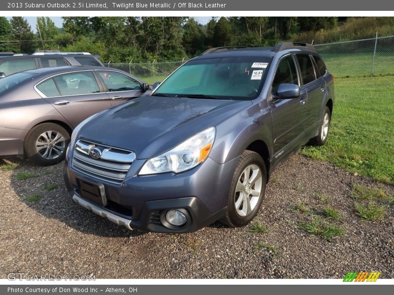 Twilight Blue Metallic / Off Black Leather 2013 Subaru Outback 2.5i Limited