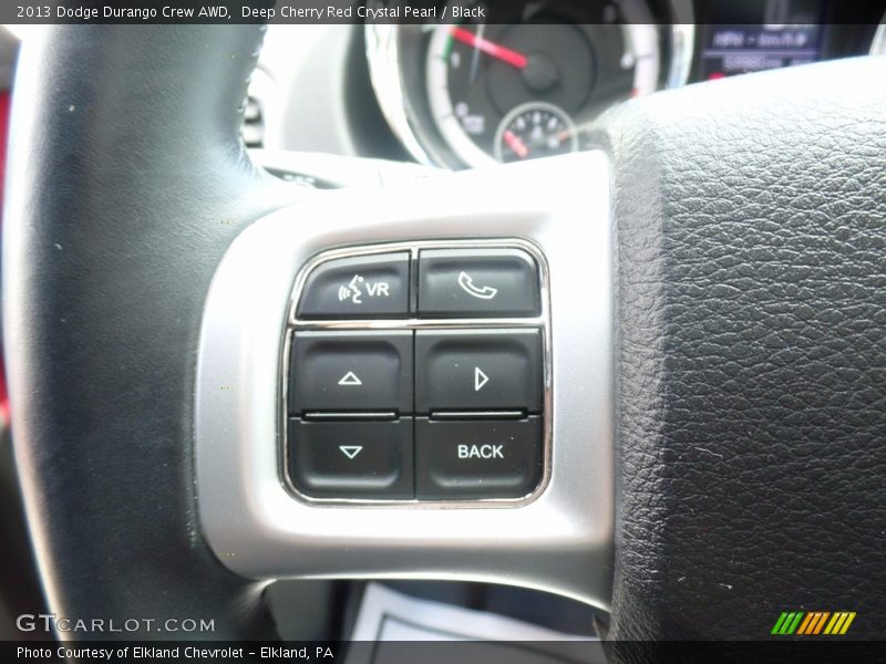 Deep Cherry Red Crystal Pearl / Black 2013 Dodge Durango Crew AWD