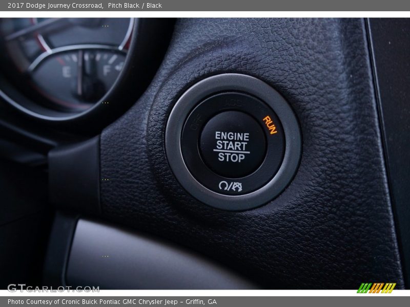 Pitch Black / Black 2017 Dodge Journey Crossroad