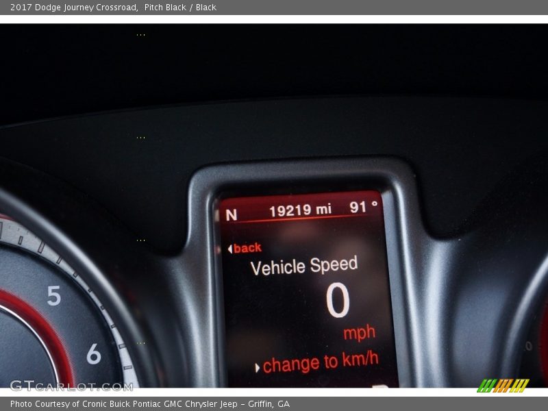 Pitch Black / Black 2017 Dodge Journey Crossroad