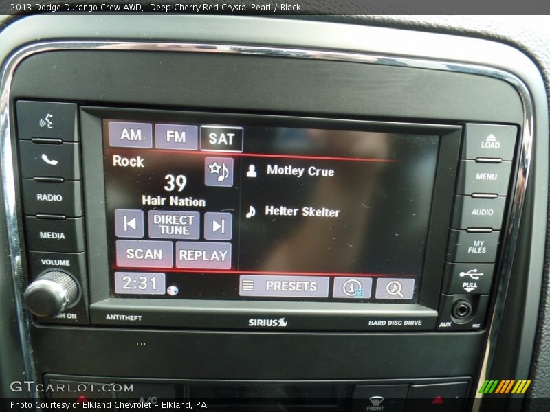 Deep Cherry Red Crystal Pearl / Black 2013 Dodge Durango Crew AWD