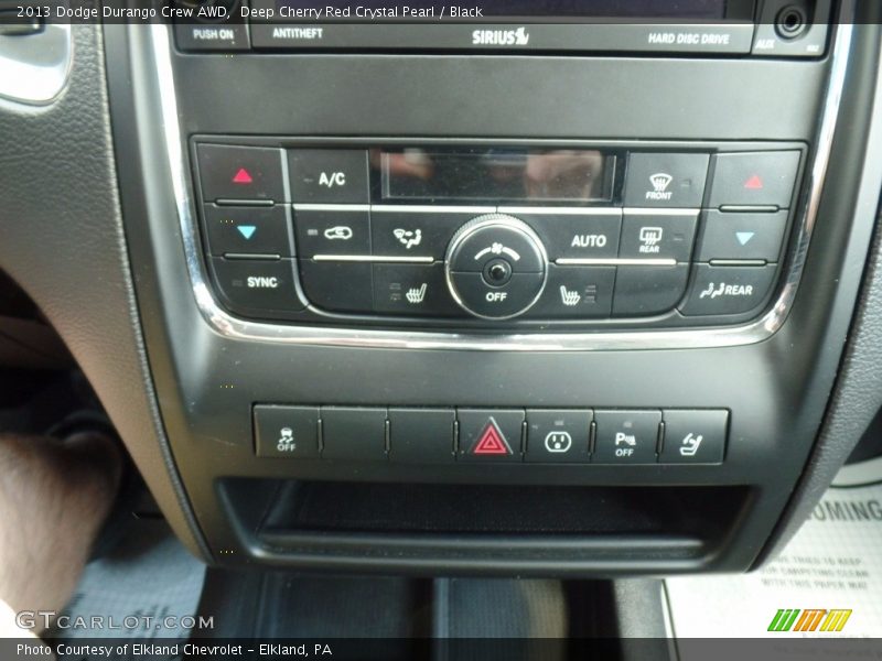 Deep Cherry Red Crystal Pearl / Black 2013 Dodge Durango Crew AWD