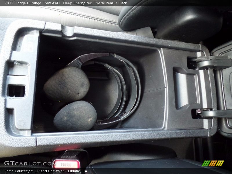 Deep Cherry Red Crystal Pearl / Black 2013 Dodge Durango Crew AWD