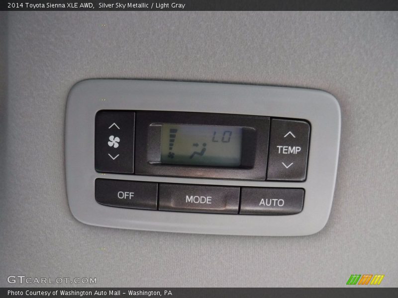 Silver Sky Metallic / Light Gray 2014 Toyota Sienna XLE AWD