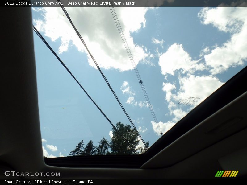 Deep Cherry Red Crystal Pearl / Black 2013 Dodge Durango Crew AWD