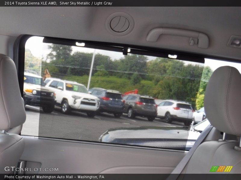 Silver Sky Metallic / Light Gray 2014 Toyota Sienna XLE AWD