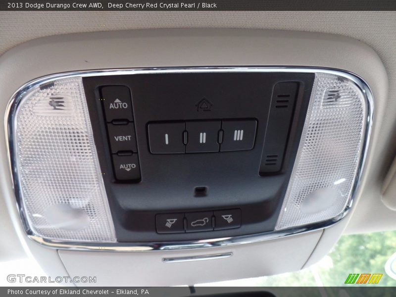 Deep Cherry Red Crystal Pearl / Black 2013 Dodge Durango Crew AWD