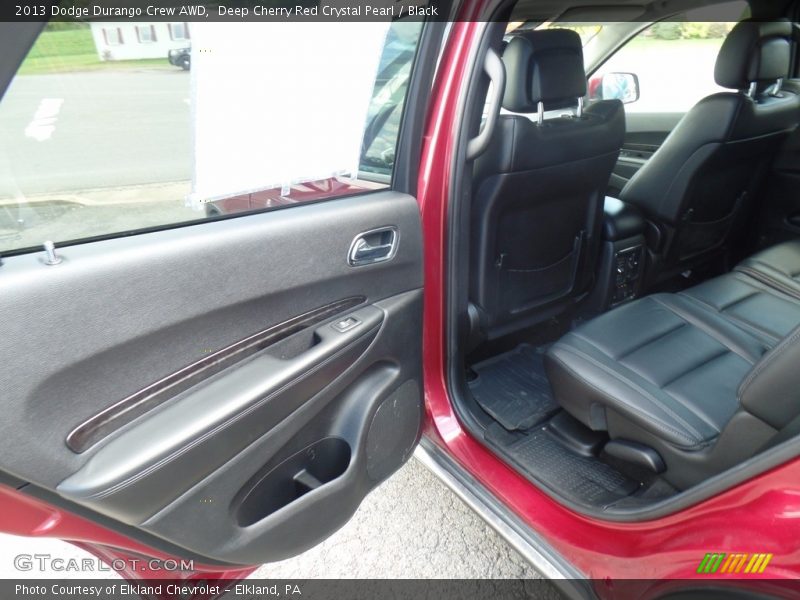 Deep Cherry Red Crystal Pearl / Black 2013 Dodge Durango Crew AWD