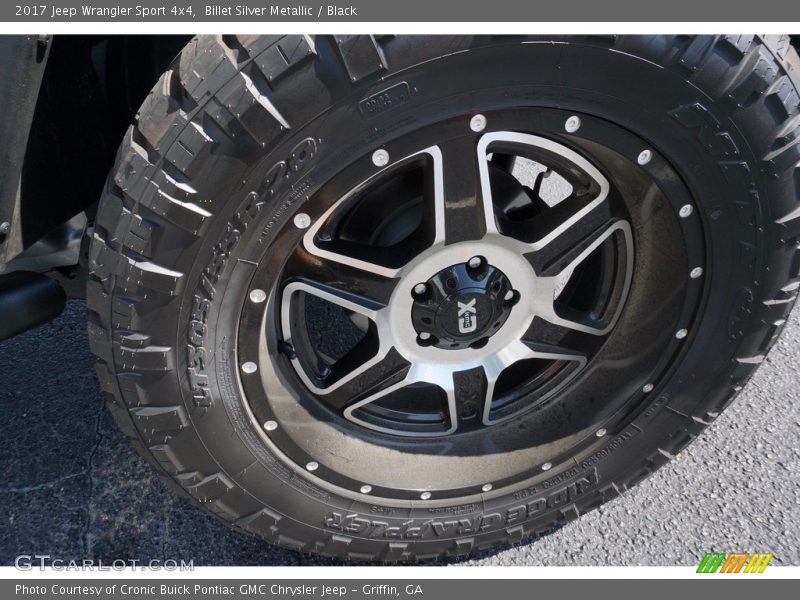 Billet Silver Metallic / Black 2017 Jeep Wrangler Sport 4x4
