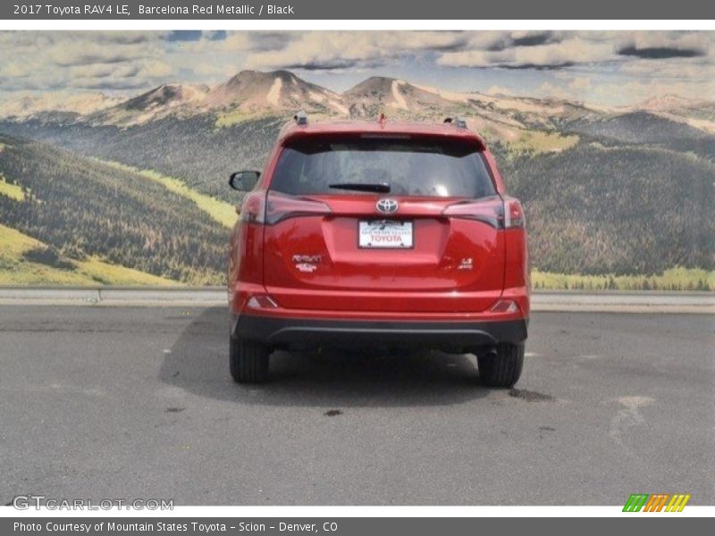 Barcelona Red Metallic / Black 2017 Toyota RAV4 LE
