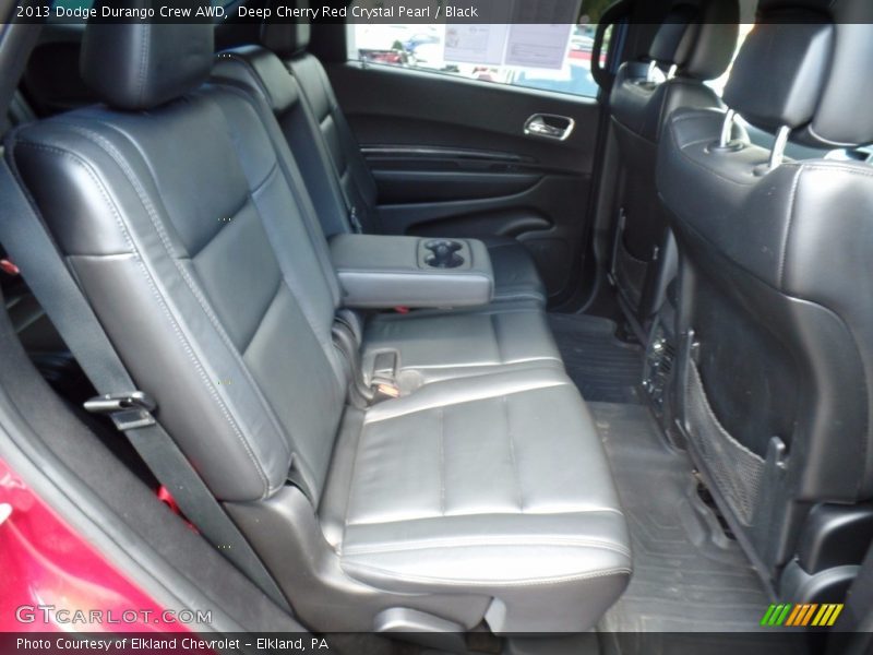 Deep Cherry Red Crystal Pearl / Black 2013 Dodge Durango Crew AWD
