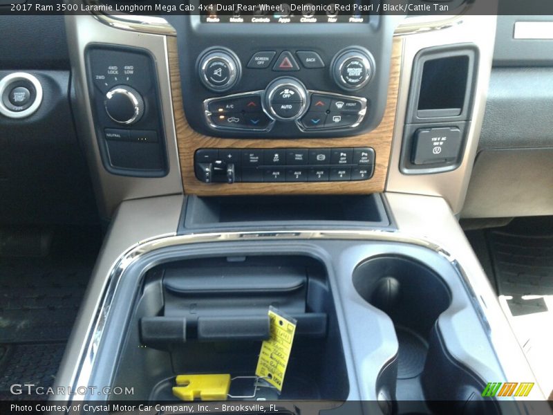 Delmonico Red Pearl / Black/Cattle Tan 2017 Ram 3500 Laramie Longhorn Mega Cab 4x4 Dual Rear Wheel