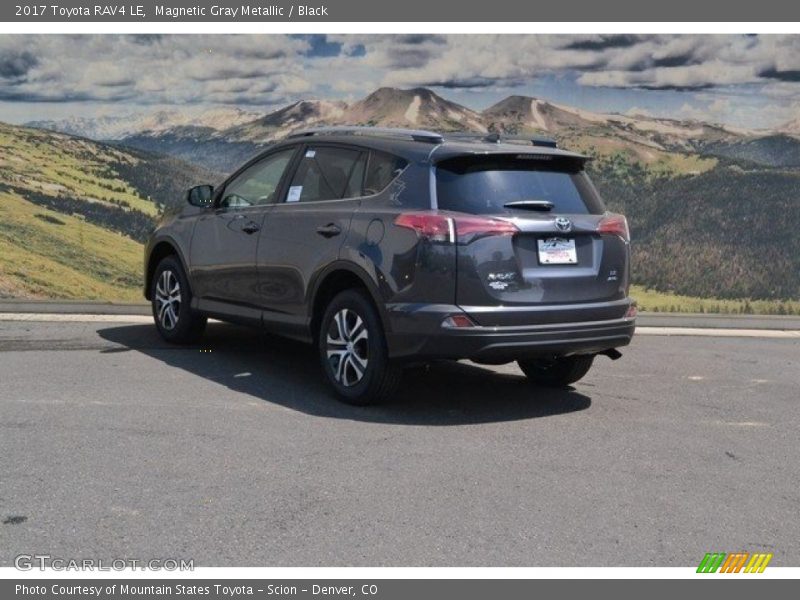 Magnetic Gray Metallic / Black 2017 Toyota RAV4 LE