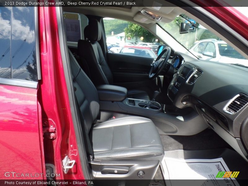 Deep Cherry Red Crystal Pearl / Black 2013 Dodge Durango Crew AWD