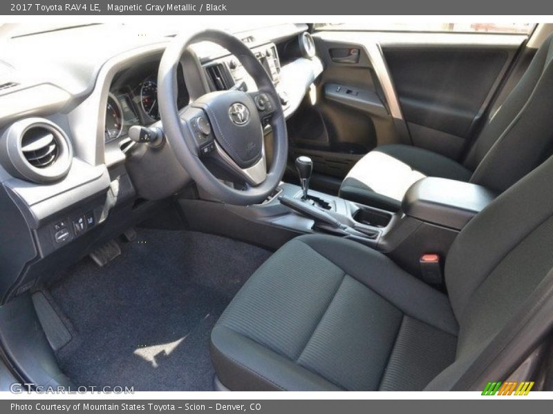 Magnetic Gray Metallic / Black 2017 Toyota RAV4 LE