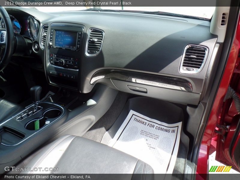 Deep Cherry Red Crystal Pearl / Black 2013 Dodge Durango Crew AWD