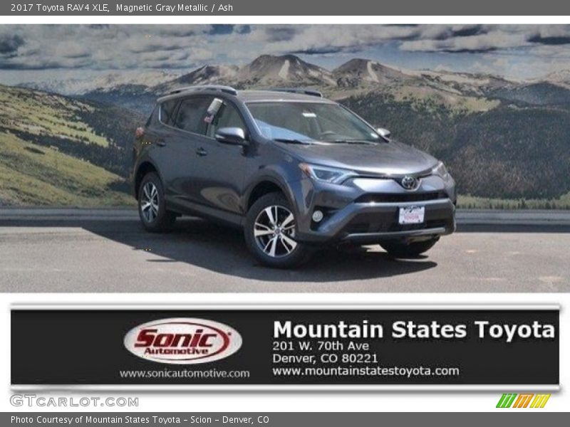 Magnetic Gray Metallic / Ash 2017 Toyota RAV4 XLE
