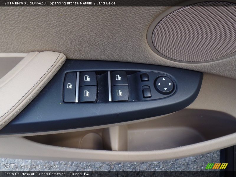 Sparkling Bronze Metallic / Sand Beige 2014 BMW X3 xDrive28i