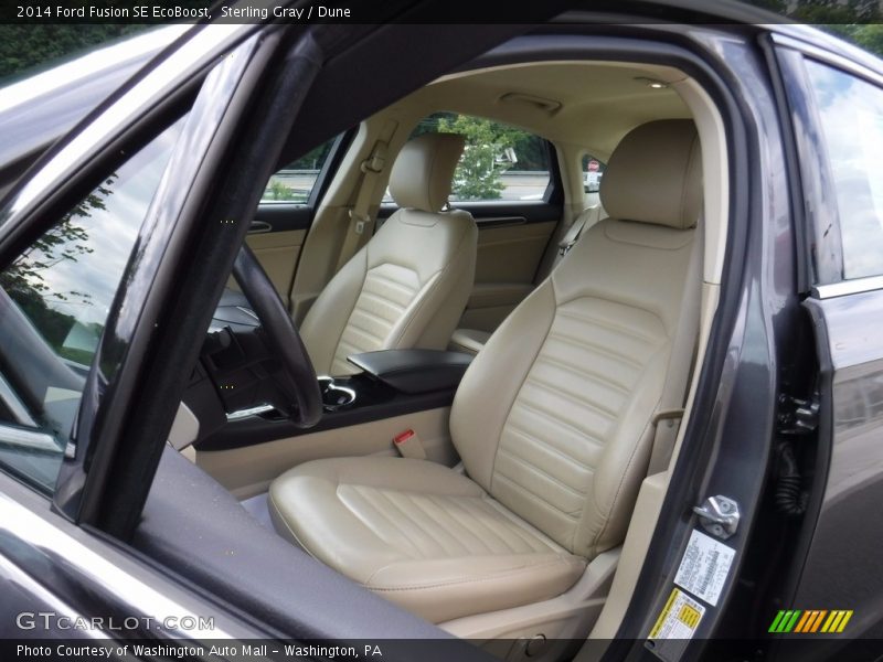 Sterling Gray / Dune 2014 Ford Fusion SE EcoBoost