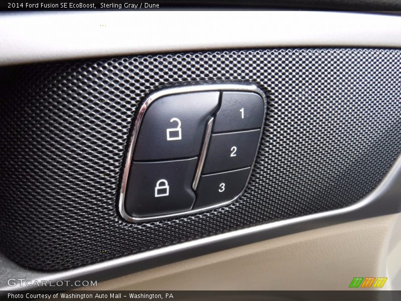 Sterling Gray / Dune 2014 Ford Fusion SE EcoBoost