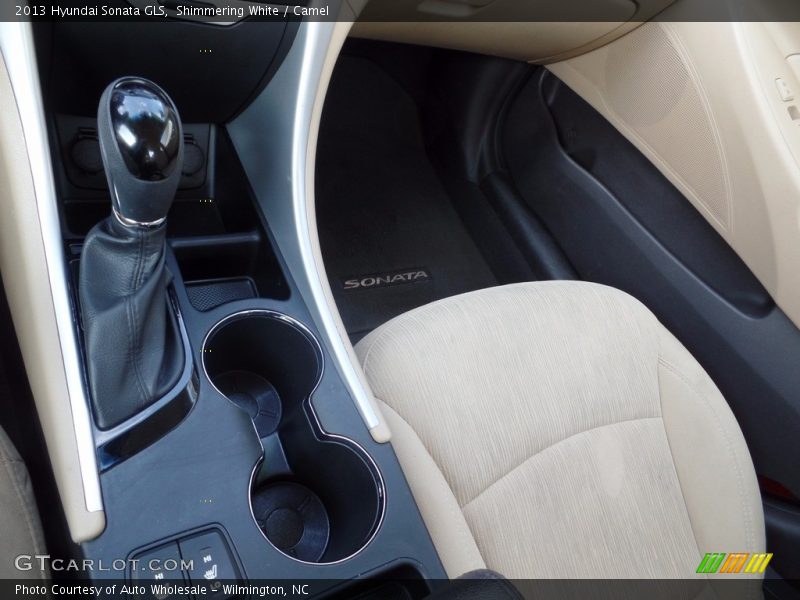 Shimmering White / Camel 2013 Hyundai Sonata GLS