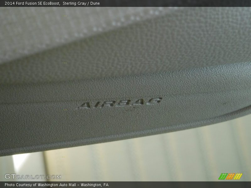 Sterling Gray / Dune 2014 Ford Fusion SE EcoBoost