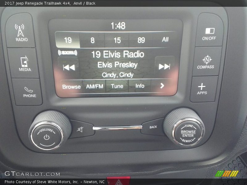 Anvil / Black 2017 Jeep Renegade Trailhawk 4x4