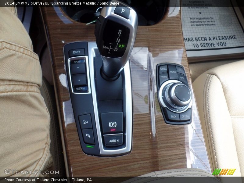 Sparkling Bronze Metallic / Sand Beige 2014 BMW X3 xDrive28i
