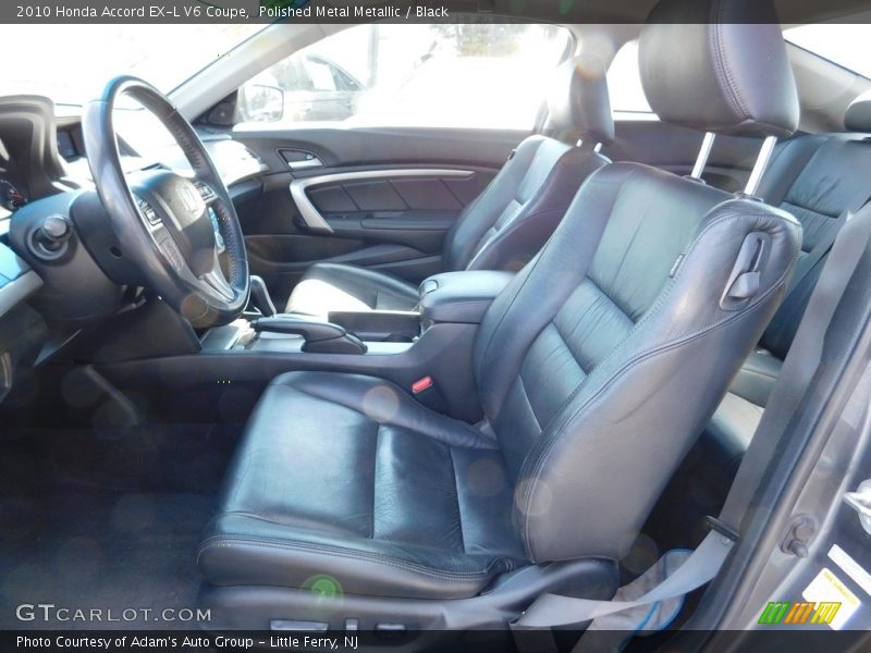 Polished Metal Metallic / Black 2010 Honda Accord EX-L V6 Coupe