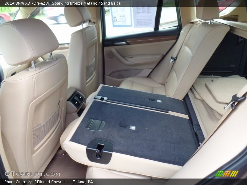 Sparkling Bronze Metallic / Sand Beige 2014 BMW X3 xDrive28i