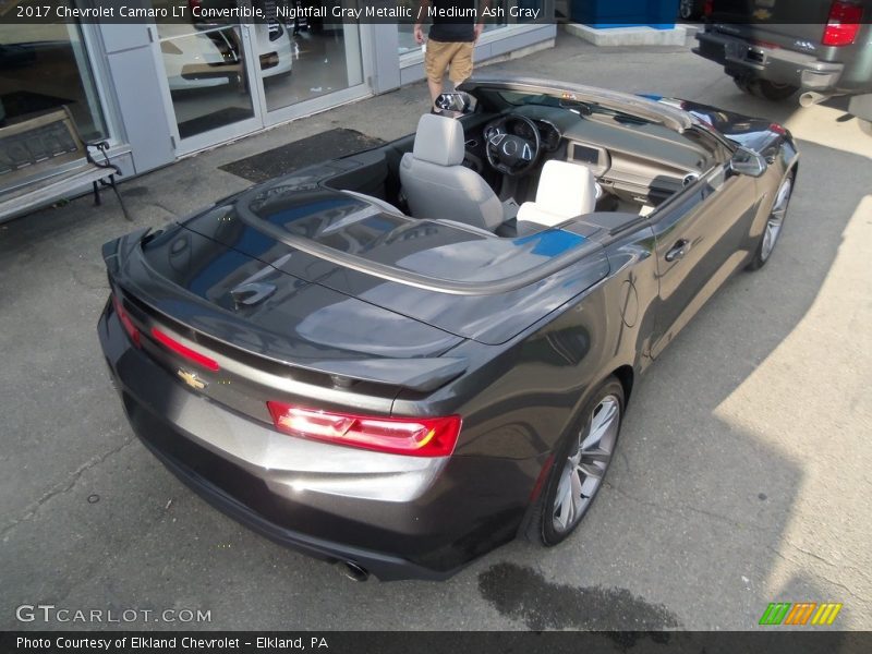 Nightfall Gray Metallic / Medium Ash Gray 2017 Chevrolet Camaro LT Convertible