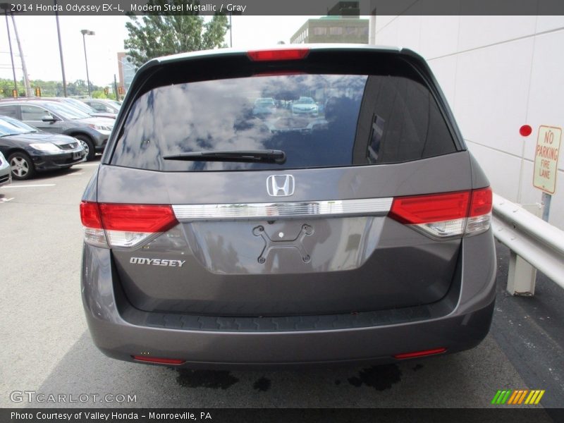 Modern Steel Metallic / Gray 2014 Honda Odyssey EX-L