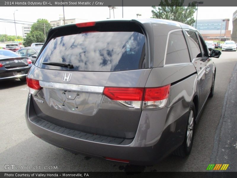 Modern Steel Metallic / Gray 2014 Honda Odyssey EX-L