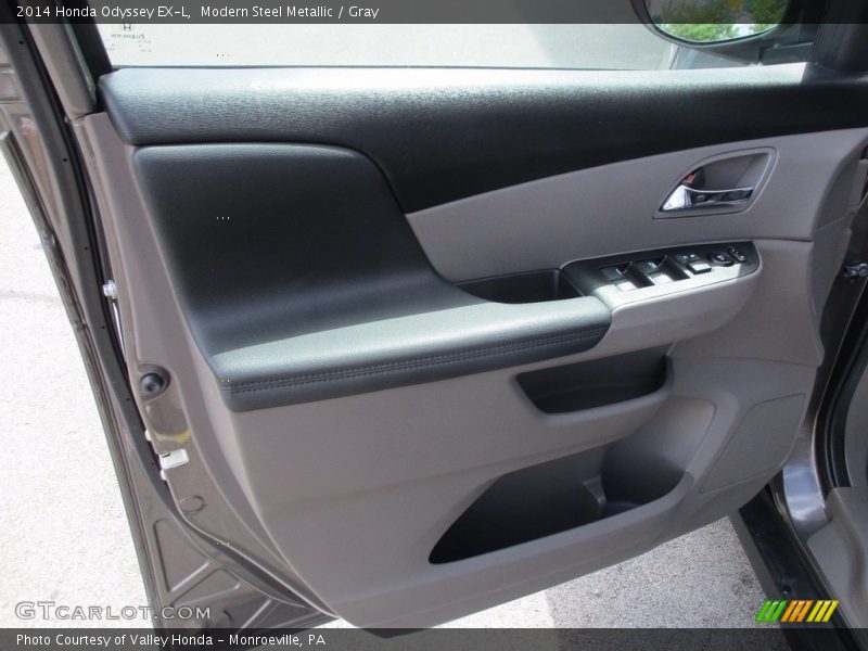 Modern Steel Metallic / Gray 2014 Honda Odyssey EX-L