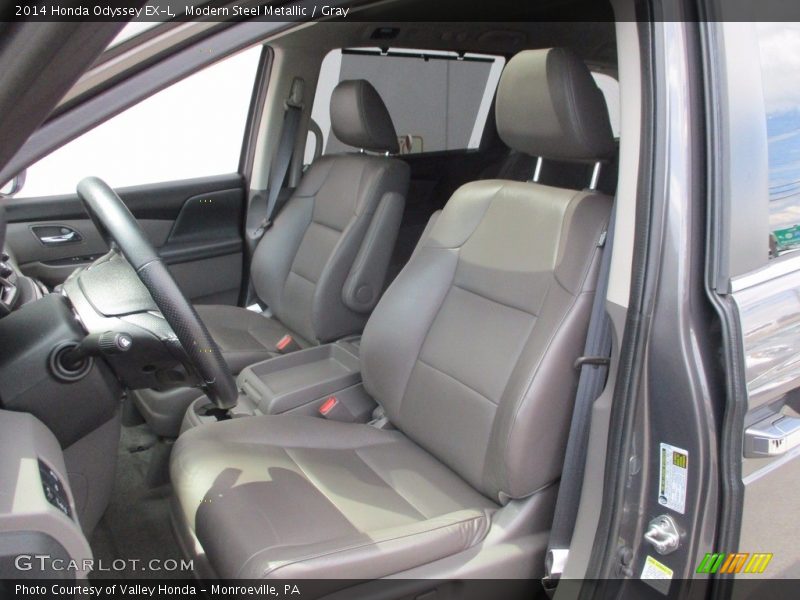 Modern Steel Metallic / Gray 2014 Honda Odyssey EX-L