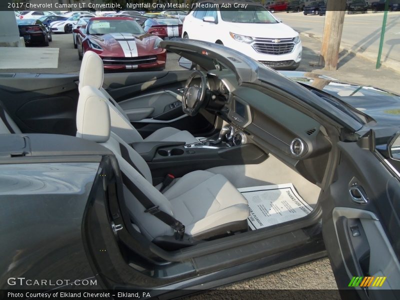 Nightfall Gray Metallic / Medium Ash Gray 2017 Chevrolet Camaro LT Convertible