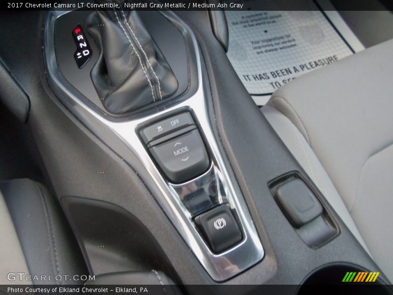Nightfall Gray Metallic / Medium Ash Gray 2017 Chevrolet Camaro LT Convertible