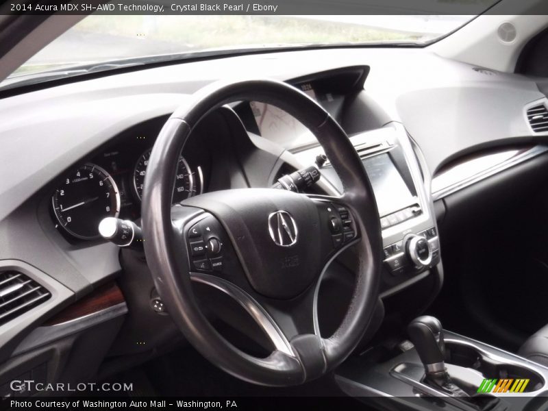 Crystal Black Pearl / Ebony 2014 Acura MDX SH-AWD Technology