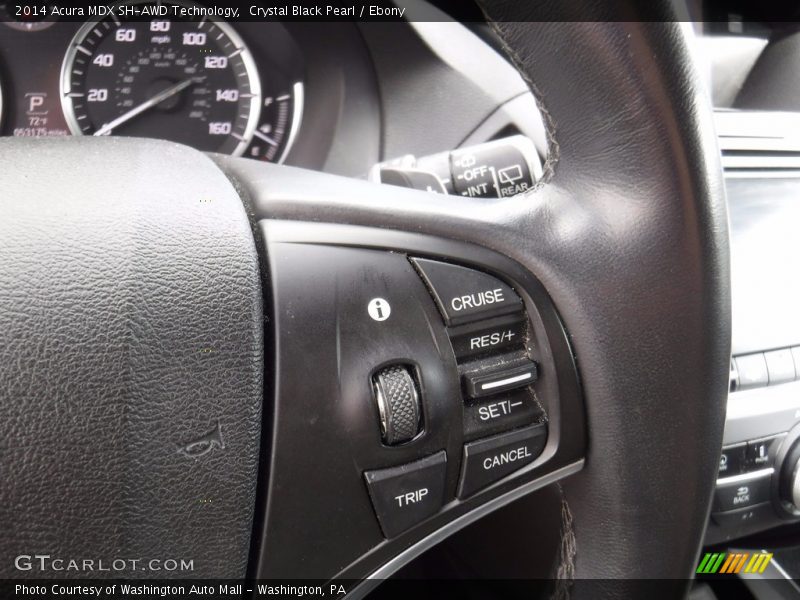 Crystal Black Pearl / Ebony 2014 Acura MDX SH-AWD Technology